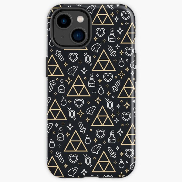 Triforce Pattern iPhone Tough Case RB1608 product Offical zelda Merch