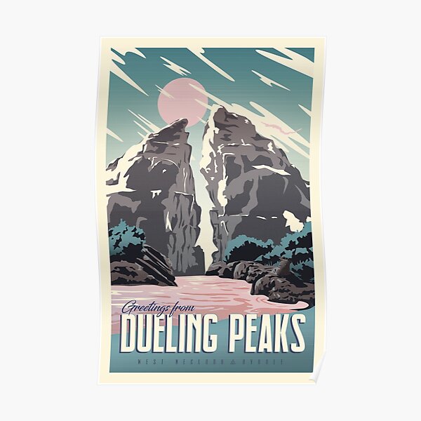 Greetings from Dueling Peaks Poster RB1608 product Offical zelda Merch