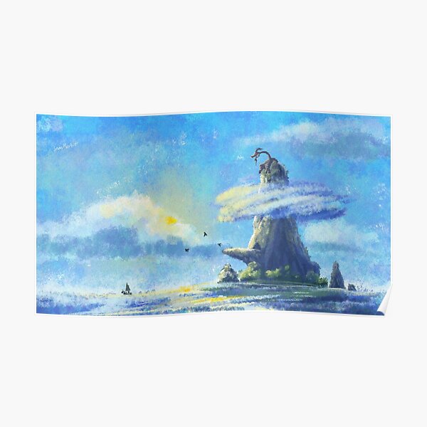 Dragon Roost Island Poster RB1608 product Offical zelda Merch