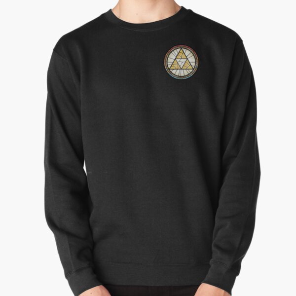 Triforce stained glass Pullover Sweatshirt RB1608 product Offical zelda Merch