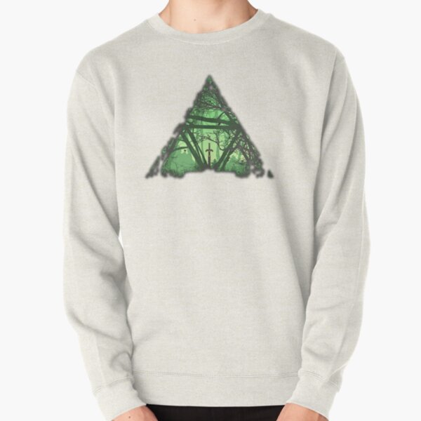 Forest Triforce Pullover Sweatshirt RB1608 product Offical zelda Merch