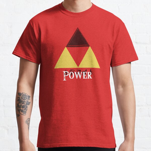 The Triforce of Power Classic T-Shirt RB1608 product Offical zelda Merch