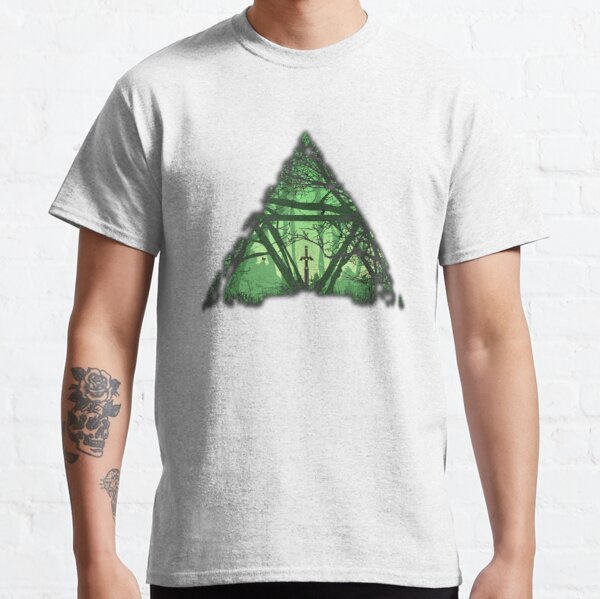 Forest Triforce Classic T-Shirt RB1608 product Offical zelda Merch