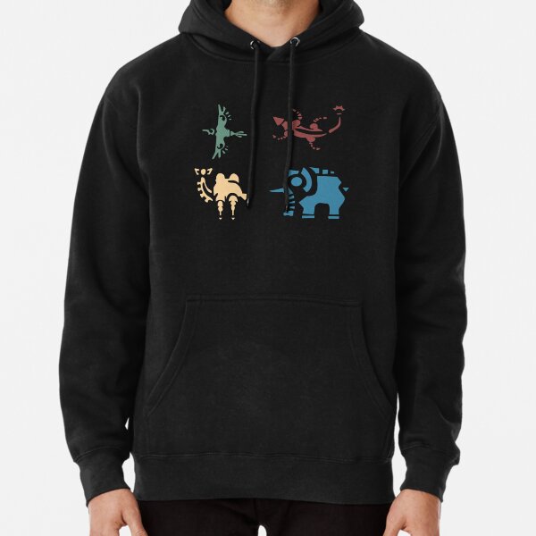 Divine Beasts  Pullover Hoodie RB1608 product Offical zelda Merch