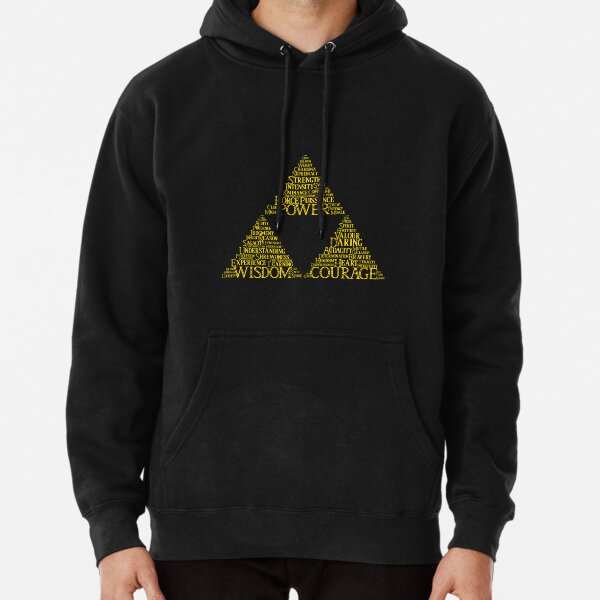 Black Synonymous Pullover Hoodie RB1608 product Offical zelda Merch