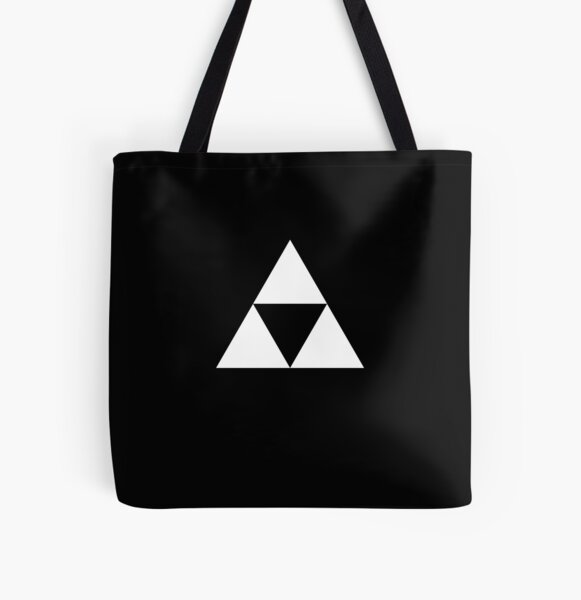 White Triforce All Over Print Tote Bag RB1608 product Offical zelda Merch
