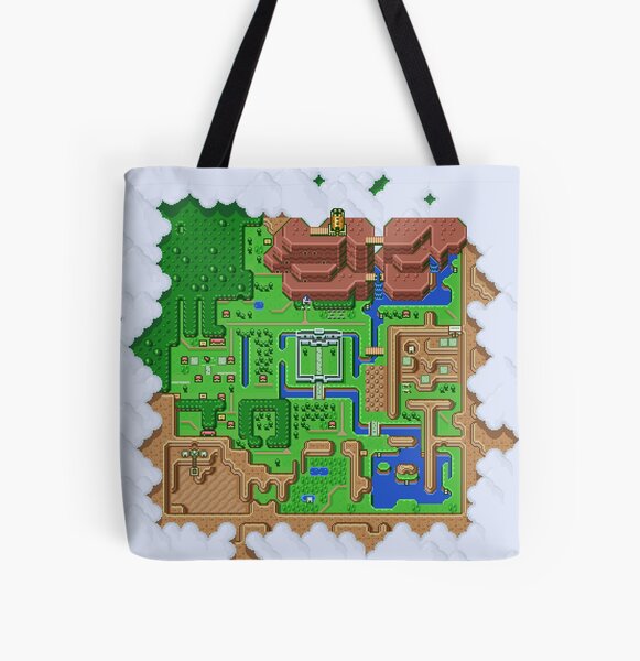 LttP: World Map All Over Print Tote Bag RB1608 product Offical zelda Merch
