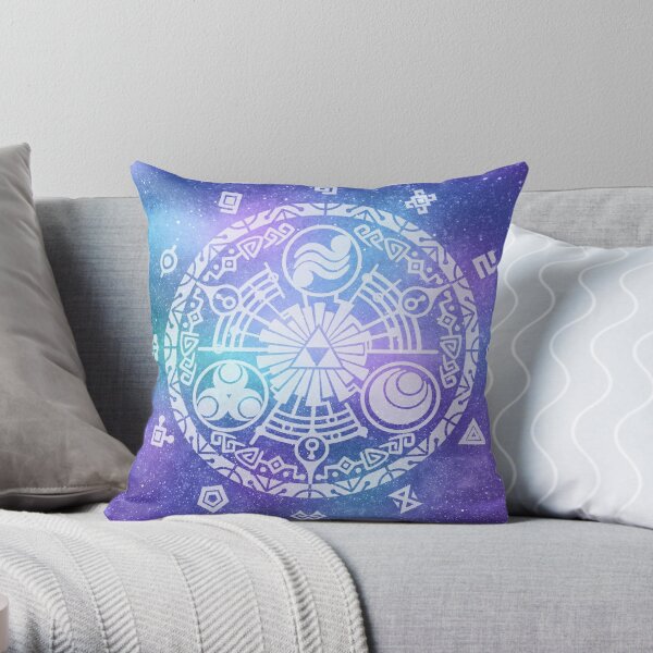 Gate Of Time (and space) Throw Pillow RB1608 product Offical zelda Merch