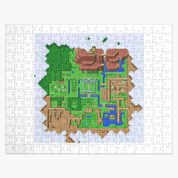 LttP: World Map Jigsaw Puzzle RB1608 product Offical zelda Merch