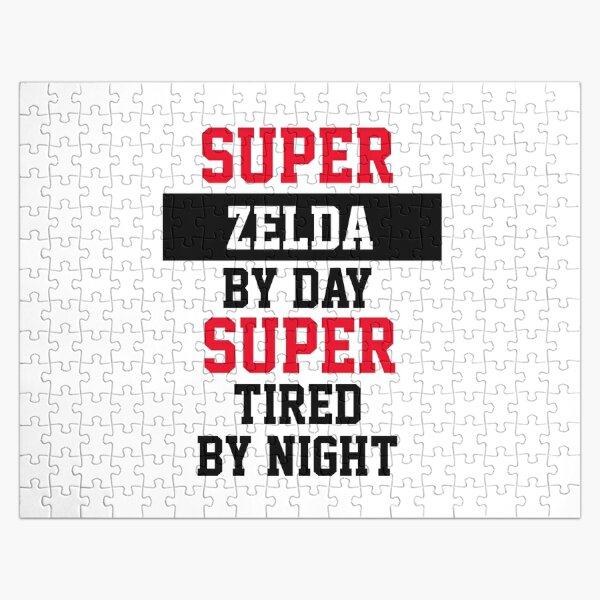 Super Zelda By Day Super Tired By Night  Jigsaw Puzzle RB1608 product Offical zelda Merch