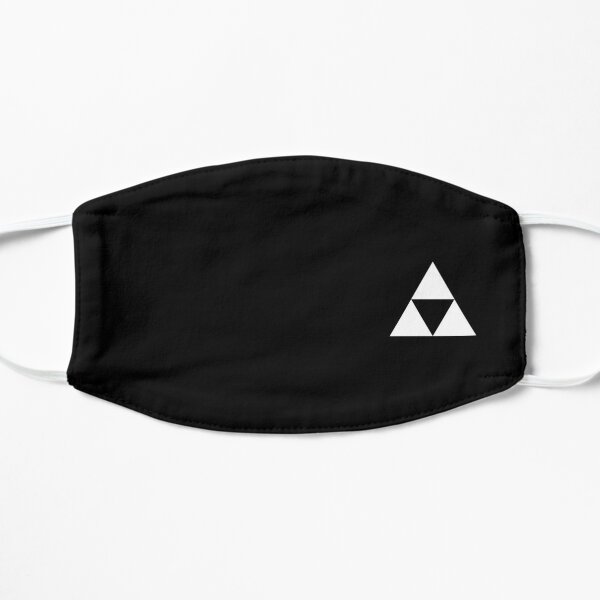 White Triforce Flat Mask RB1608 product Offical zelda Merch